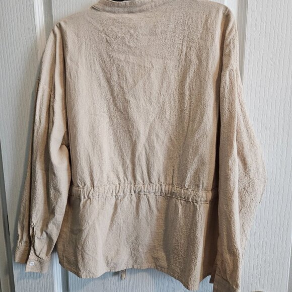 🔆3 FOR $10! SHEIN Women's Lightweight Long Sleeve Shirt Jacket - Picture 2 of 4